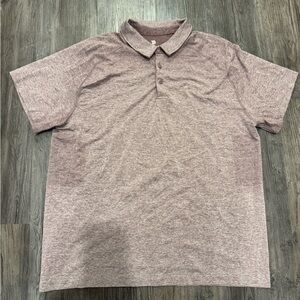 All in Motion Men's Polo Shirt - Heathered Burgundy
